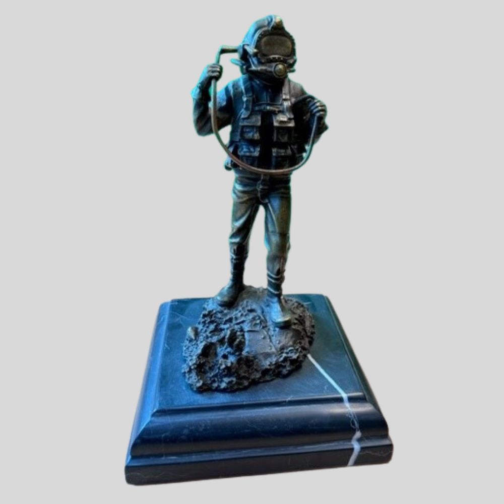 Kirby Morgan Diver on Granite Bronze